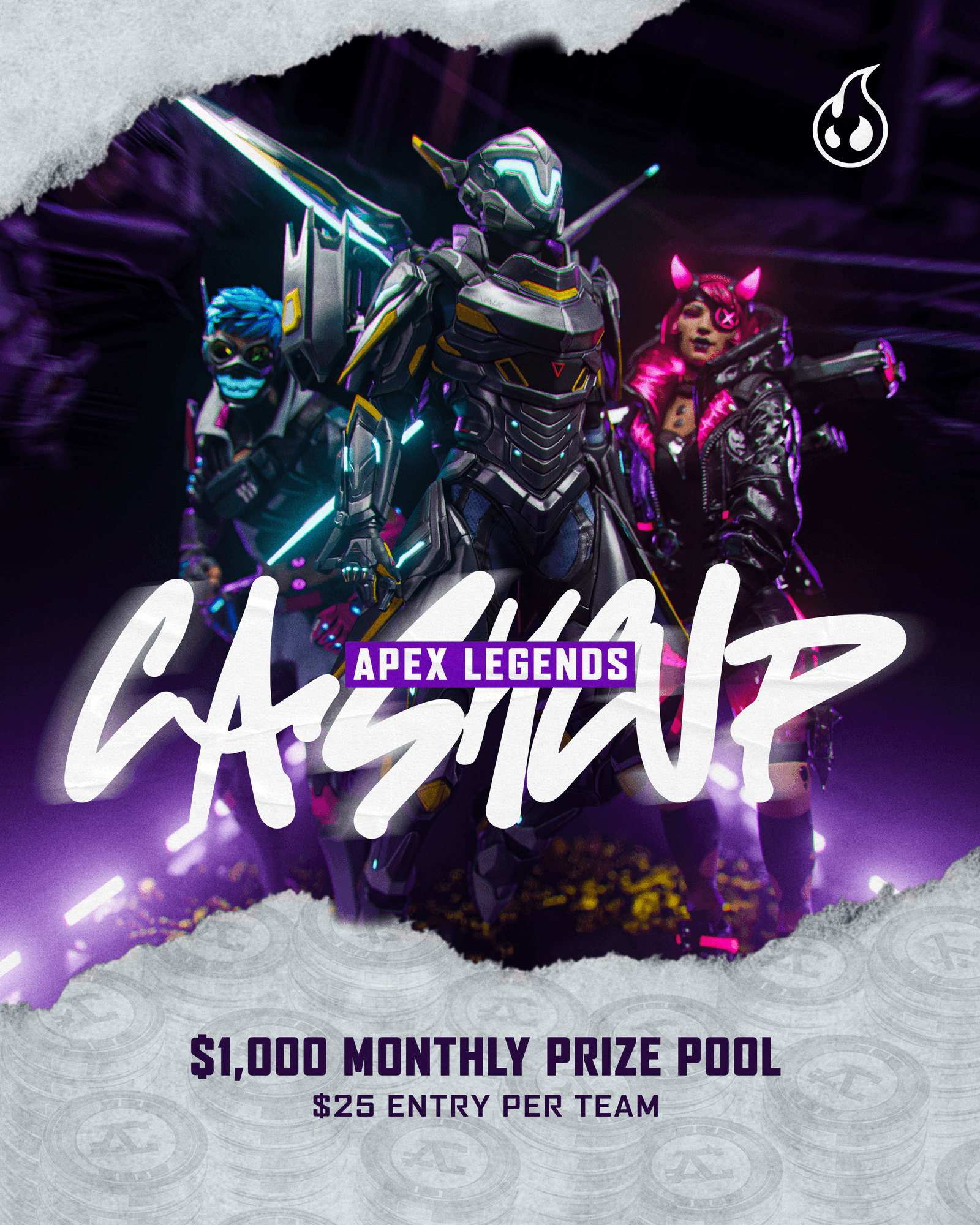 $1,000 Apex Cash Cups